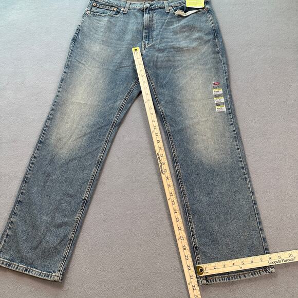 Levis 541 Men Jeans 38x32 Atletic Taper Stretch Tencel High Rise Medium Wash NWT - Picture 2 of 9